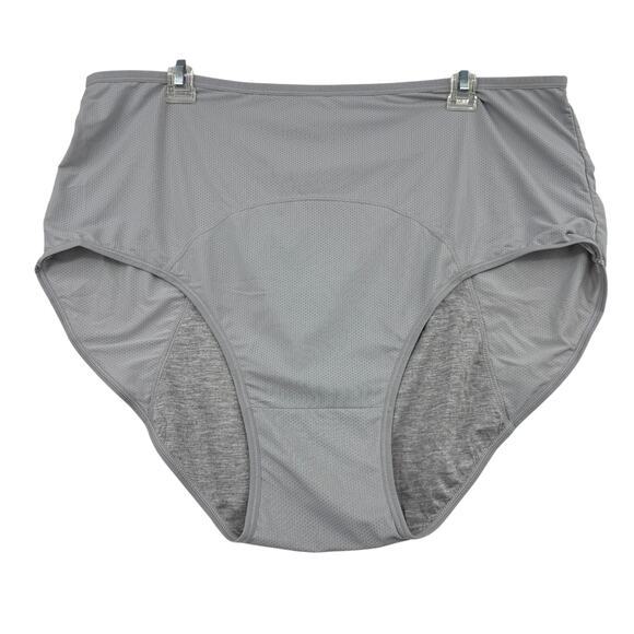 Everdries Leakproof Brief Panty Size 4X Gray Discreet Underwear Absorbent - Picture 1 of 7